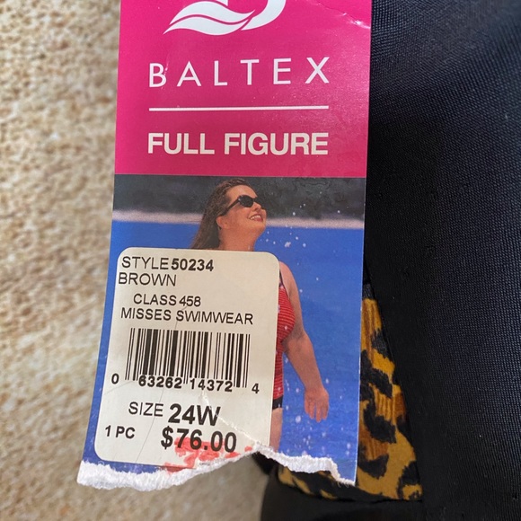 NWT Plus Size Baltex One Piece - Picture 7 of 9